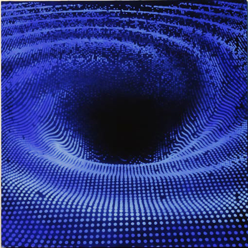 Fabrizio Ruggiero’s pictorial research unfolds around the concepts of infinity and eternity